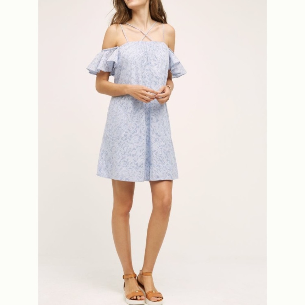 Anthropologie dayflower dress